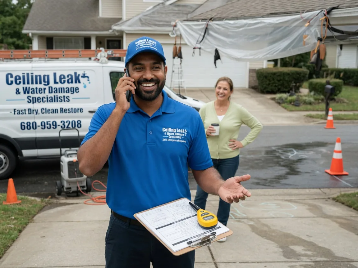Ceiling Leak Cleanup Franklin, TX FAQs